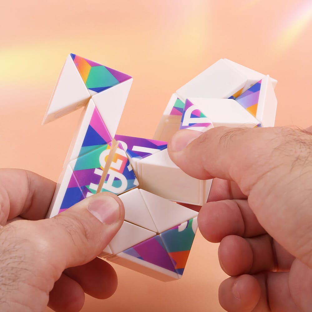 Fidget Frenzy Snake Cube – Promotional Branded Stress-Relief Swag ...