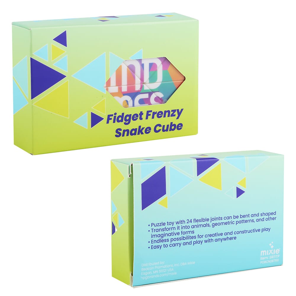 Fidget Frenzy Snake Cube – Promotional Branded Stress-Relief Swag ...