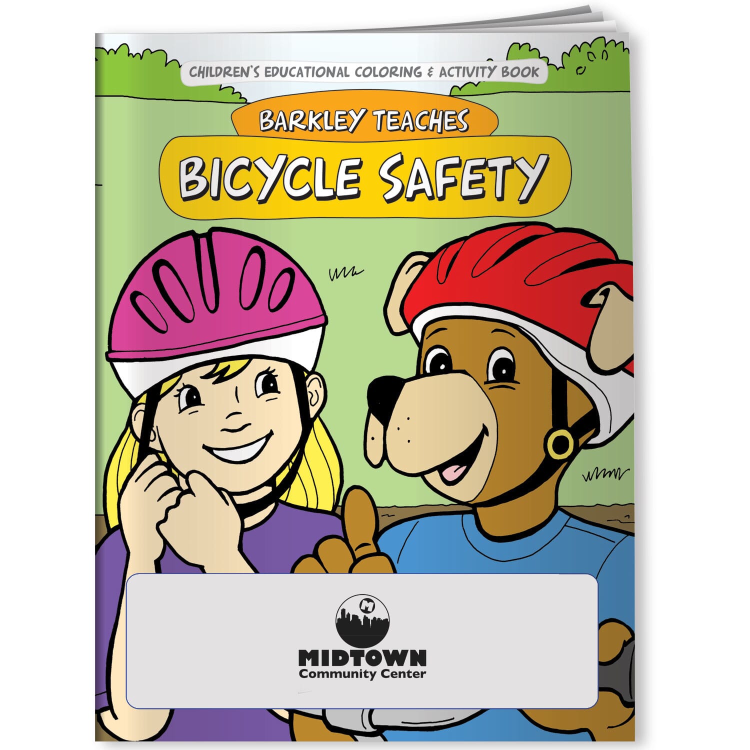 Coloring Book - Barkley Teaches Bicycle Safety
