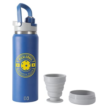 28 oz NAYAD® Crusade Stainless Steel Double-Wall Bottle with Hidden Cup