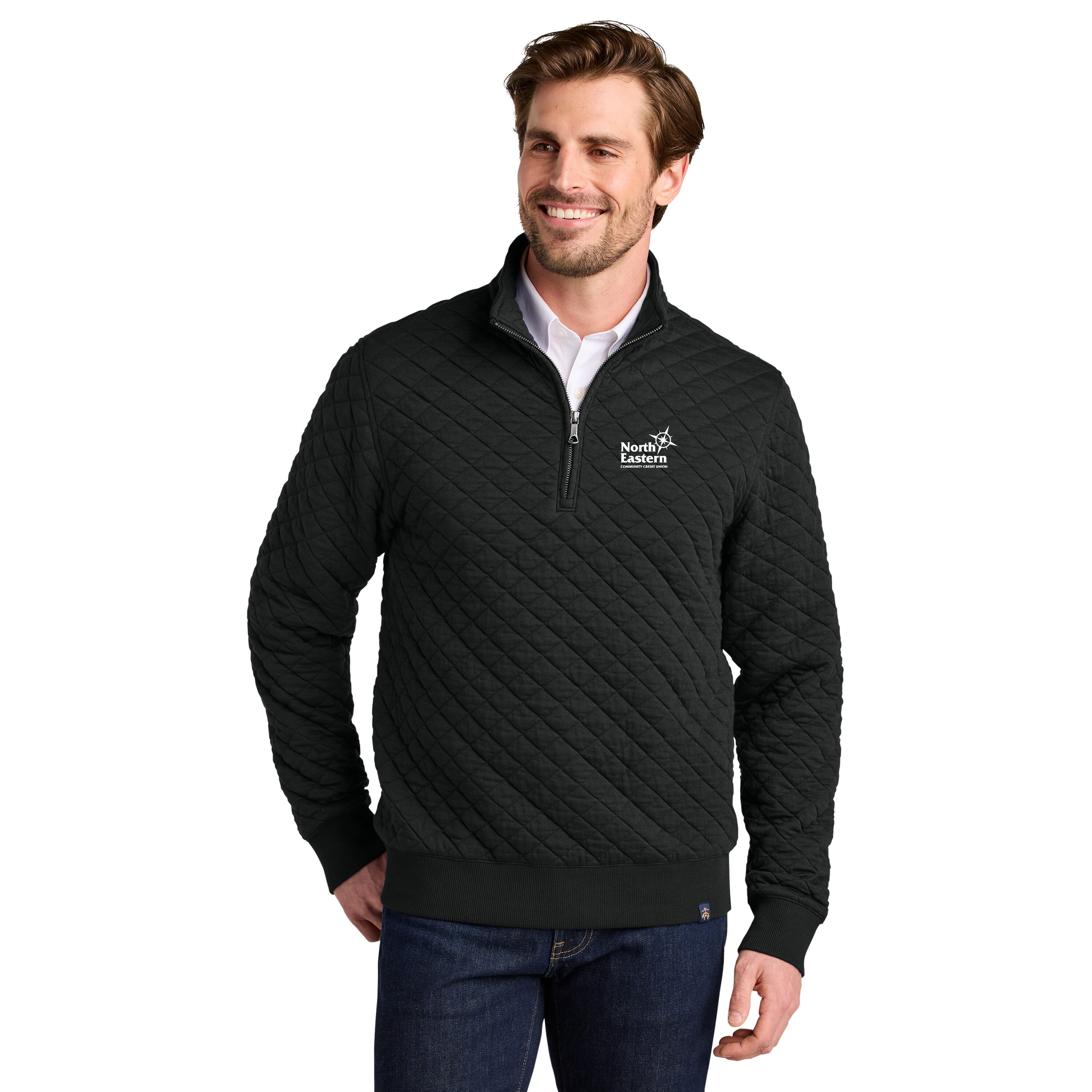 Men's Brooks Brothers® Diamond Quilt 1/4-Zip