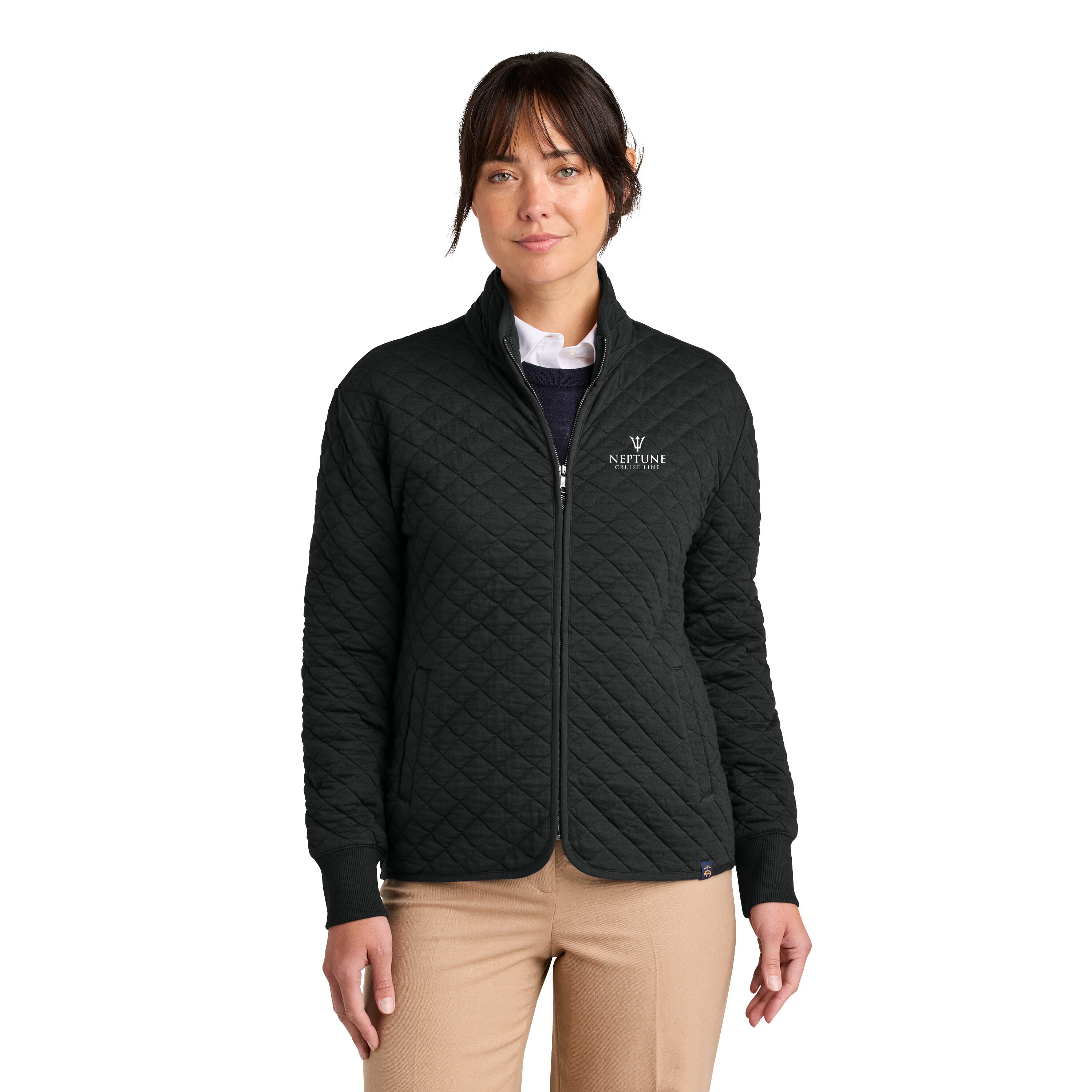 Women’s Brooks Brothers® Diamond Quilt Full-Zip