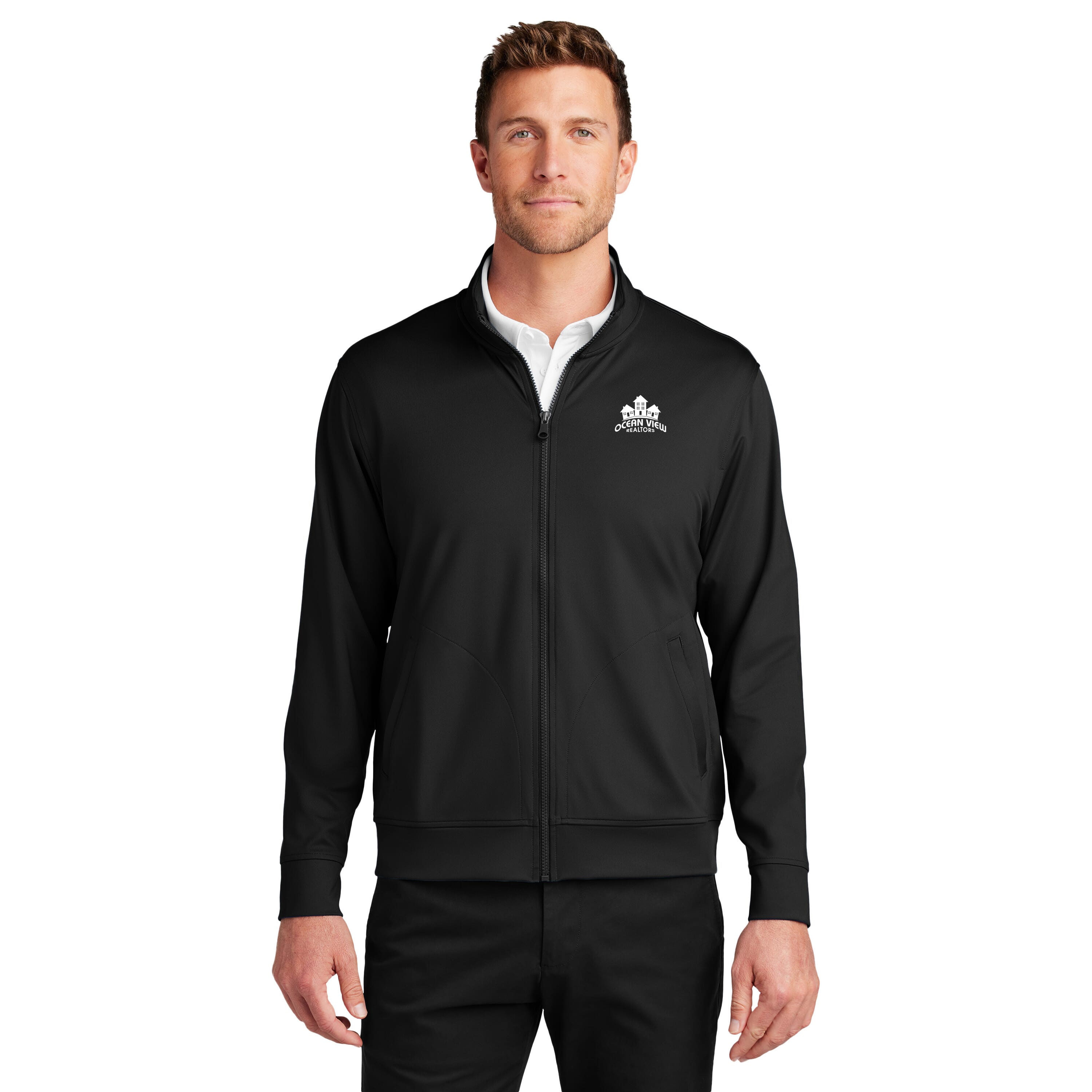 Men's Port Authority® C-FREE® Double Knit Full-Zip