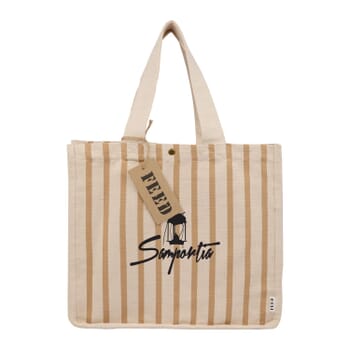 FEED Striped Carry Tote