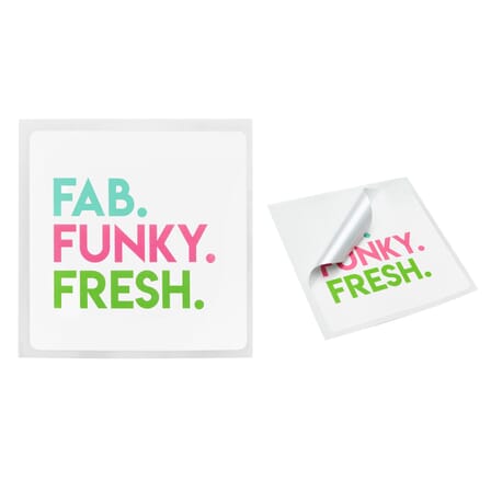 Square Rounded Corner Sticker - 3in