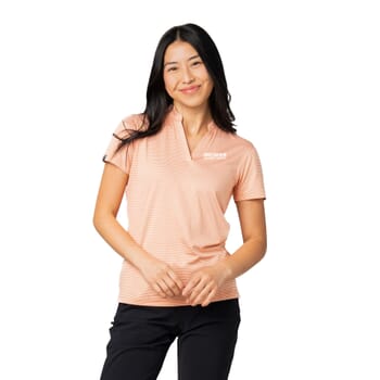 Women's Optimist II Mircrostripe Short Sleeve Polo