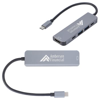 Zing USB-C 5-Port Hub with USB-A, USB-C &amp; HDMI