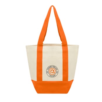 Mini Starboard 10 oz. Recycled Cotton Canvas Tote w/Colorbrite