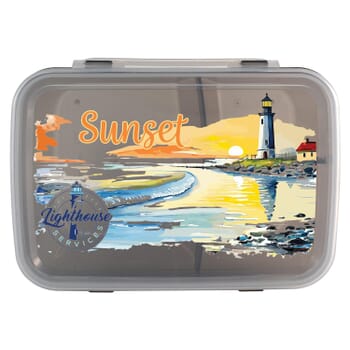 Full Color Translucent Lunch Container