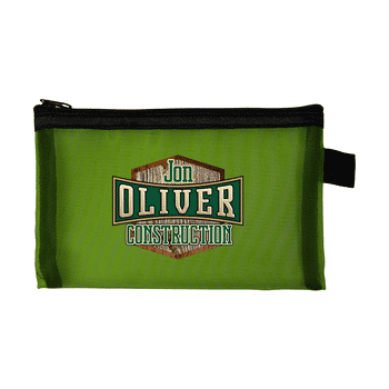 Large Recycled Mesh Zip Pouch