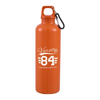 25 oz Race Recycled Bottle with Carabiner Clip