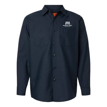 Men's Red Kap Industrial Long Sleeve Work Shirt 