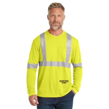 CornerStone® ANSI 107 Class 2 Long Sleeve Safety T-Shirt