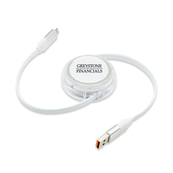 Nexus 4-in-1 Retractable Cable with Interchangeable Connectors