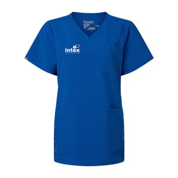 Women's Hanes V-Neck 3 Pocket Scrub Top