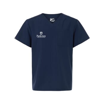 Men's Hanes V-Neck 1 Pocket Scrub Top