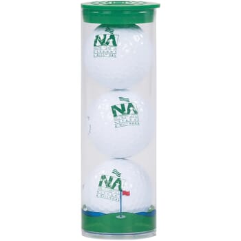 3 Ball Clear Tube with Callaway Golf Balls