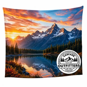 50" x 60" Velveteen Dye-Sublimated Blanket