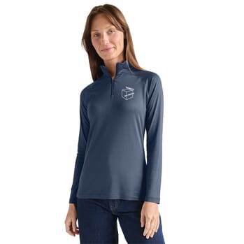 Charles River Women's Cayak Lightweight Stretch Quarter Zip Pullover