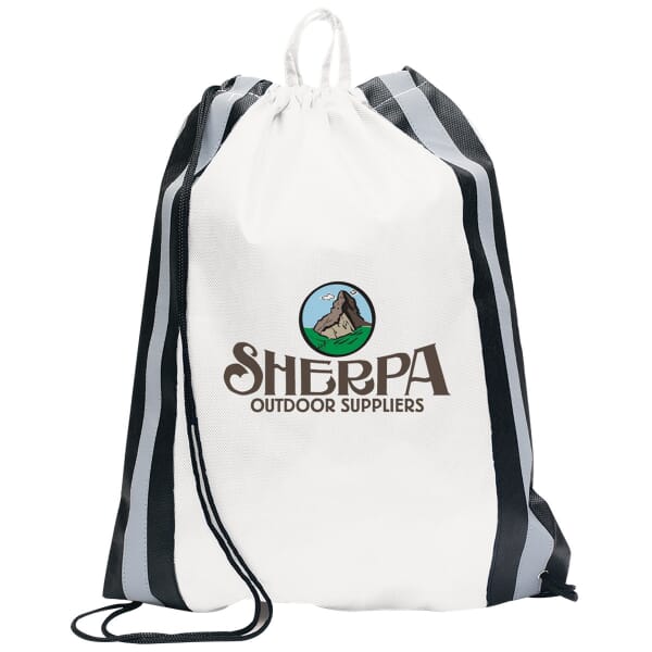 Full Color Safety Drawstring Backpack-Large